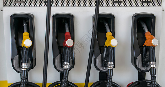 绿色加油站的泵喷嘴力量石油图片