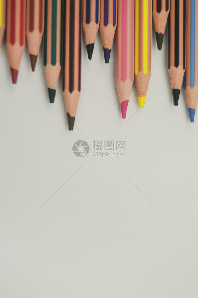 彩色条纹铅笔图片