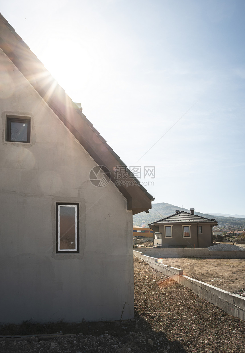 屋顶工住房建筑程地框架图片