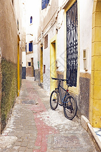 建造历史街道摩洛哥Essaouira老街图片