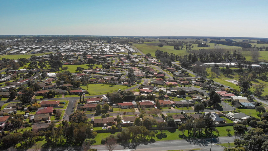 公吨自然南澳大利亚MtGambier山地貌的空中观察全景图片