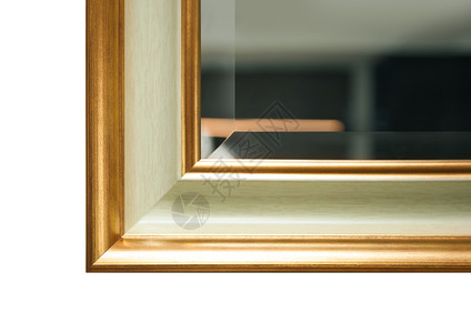 家镜子古代风格的像框原型面板状孔华丽图片