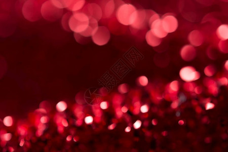 闪光红色bokoh节日的圣诞装饰背景红色的模糊图片
