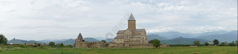修道院AlawerdiKakheti格鲁吉亚东欧阿拉韦尔迪景观吸引力图片