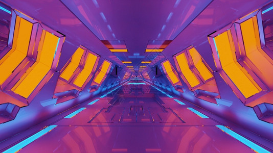科幻背景时空隧道未来科技背景图片