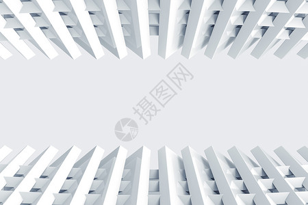 3d提供现代抽象白色面板并复制空间背景灰色的白抽象图片