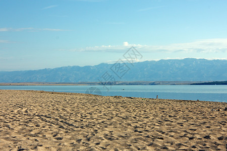 海滩沙滩维莱比特山高清图片