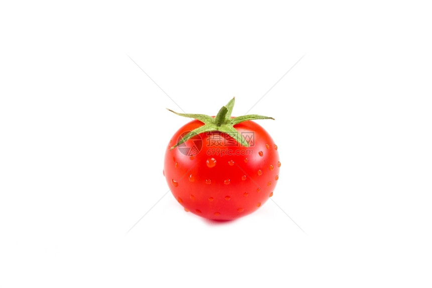 以白色背景展示的非常新鲜西红柿照片食物切滴图片