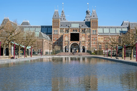 荷兰阿姆斯特的Rijksmuseum旅游文化古老的图片