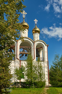 戒指圣尼古拉斯可修道院俄罗金环历史叉图片