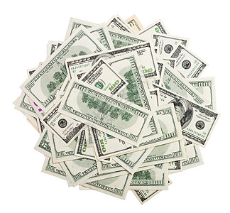 货币盒白背景上孤立的金钱堆积如山雄鹿背景图片