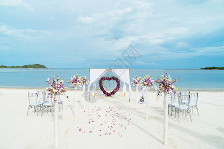 小型海滩滨婚礼地点图片