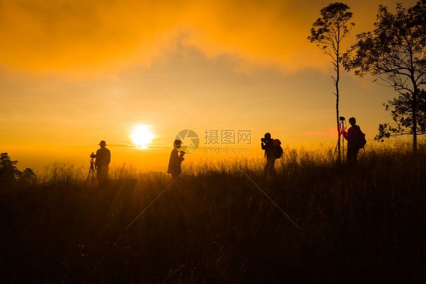 轮廓景观悬崖上摄影的轮光片旅行图片