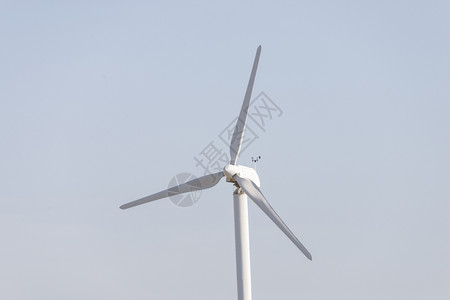 通过风力发电的能机转子涡轮绿色图片