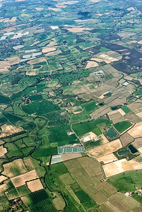 天线威尼托从平原对伦敦的空中观察草图片
