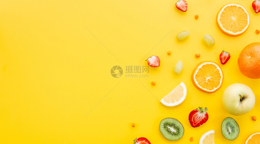 水果切片组图片