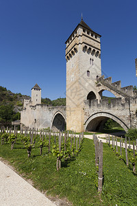 历史法国奥西塔尼罗特省CahorsValentre桥旅游卡奥尔图片