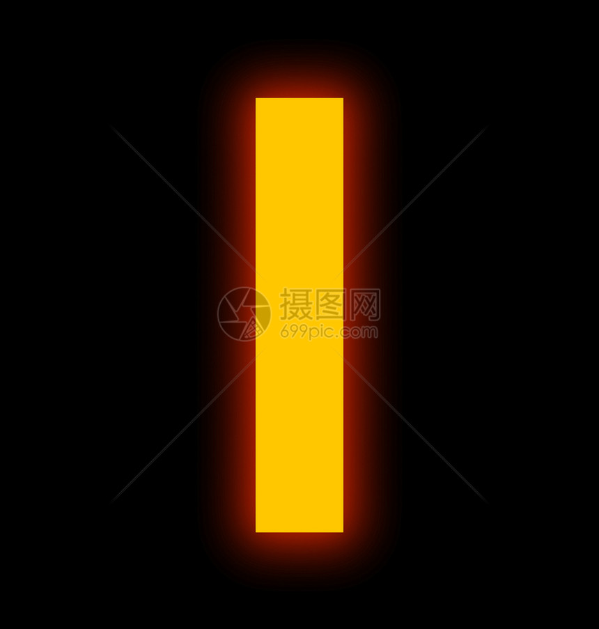 来源宋体自己黑色背景上完全隔离的Iyeon灯光图片