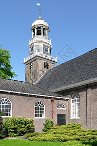 宗教荷兰弗里斯莱默市中心归正荷兰弗赖斯圆顶叉图片