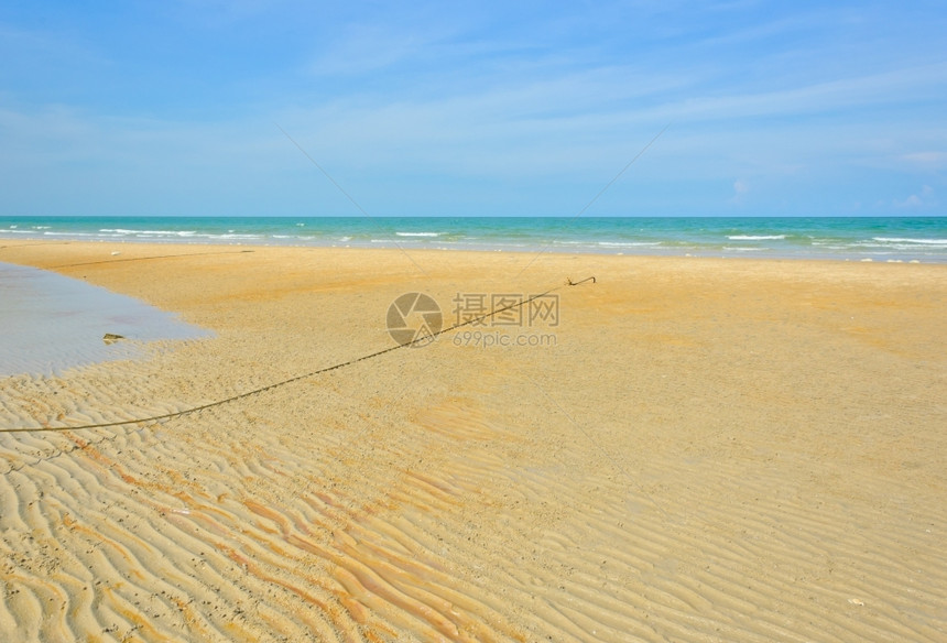 热带沙滩风景图片