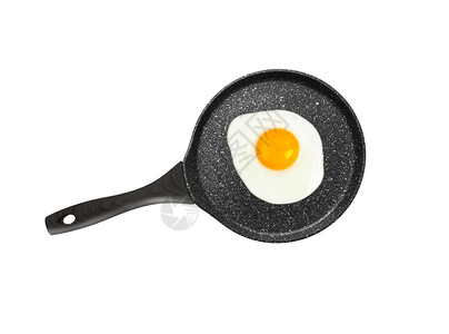煎锅中的鸡蛋图片