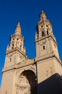 西班牙拉里奥哈洛格诺大教堂城市的洛格罗诺图片