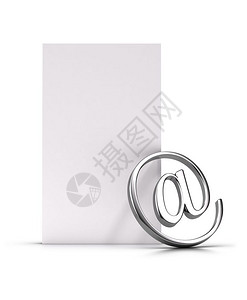 接触垂直空白页适合联系地址或通讯概念的3个插图通讯或电子邮件的3个插图上电子邮件符号信空白的背景