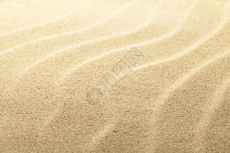 自然金的沙滩地背景海浪紧闭风景材料图片