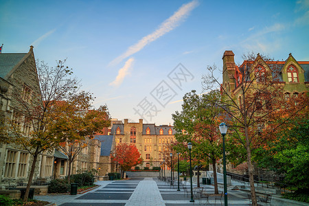 四边形美国宾夕法尼亚州费城宾夕法尼亚大学乌彭更高高清图片