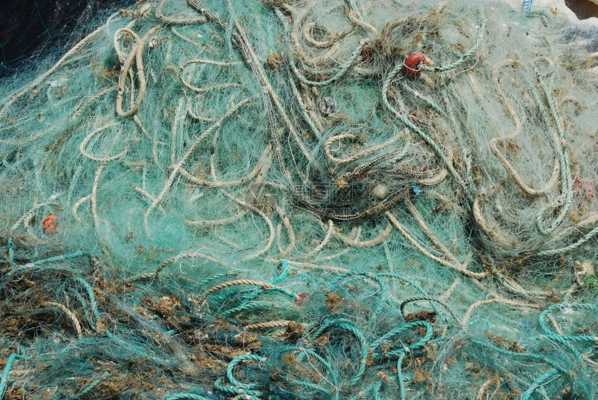 纱架卡斯凯什葡萄牙卡斯凯港渔网的背景情况6图片