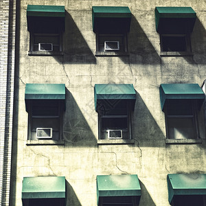 结构体角度风化建筑城市生命的绿荫砖图片