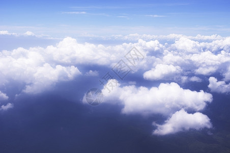 清除从上方摄取的云彩照片蓝色蓬松图片