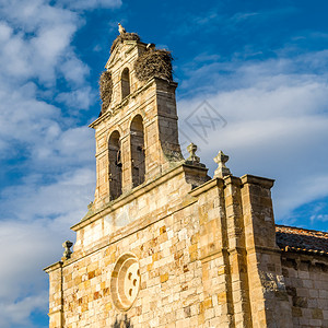 西班牙萨莫拉卡斯蒂利亚和里昂一座旧教堂的景象莱昂旅游户外图片