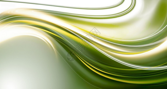 白色的颜绿和黄平滑线条的光亮抽象背景墙纸背景图片