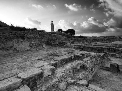 塞浦路斯帕福市加托古老的废墟地标罗马户外图片