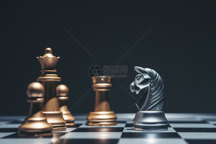 银马运动的象棋盘商业游戏匹配图片