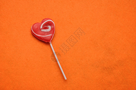 颜色心脏形状棒糖情人节心形图片