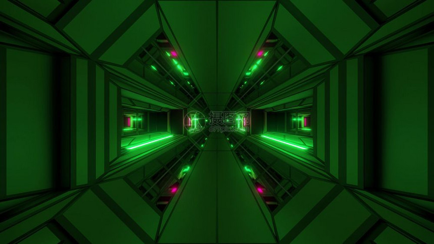 未来科技光束运动时空隧道科幻背景图片