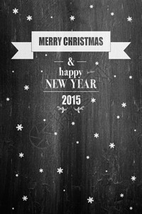 问候圣诞快乐新年在黑板上欢庆刻字冬天图片