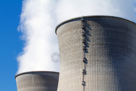 原子工业的2个核电站烟囱工厂图片