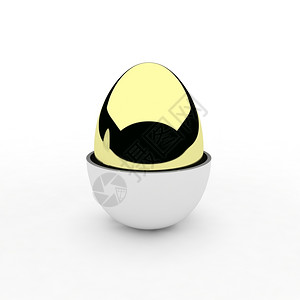 金鸡蛋黑色的3d鸡蛋破碎的运气设计图片