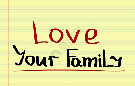 姐联系保护爱您的家庭概念图片