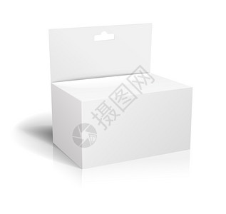 向量详细的空白箱包装模板eps10矢量的详细插图图片