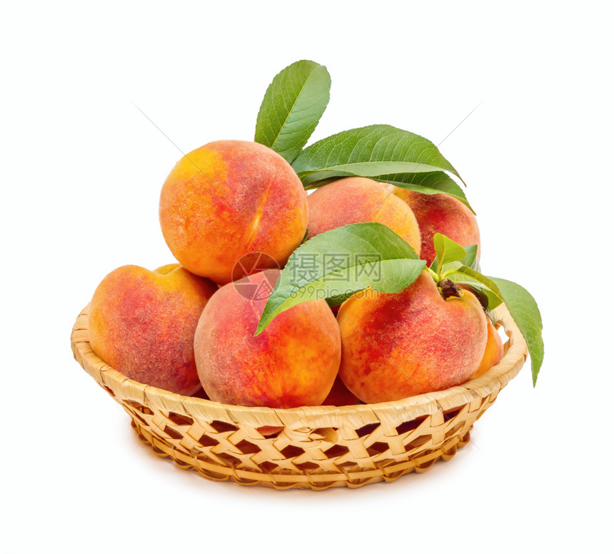 美味的桃子图片