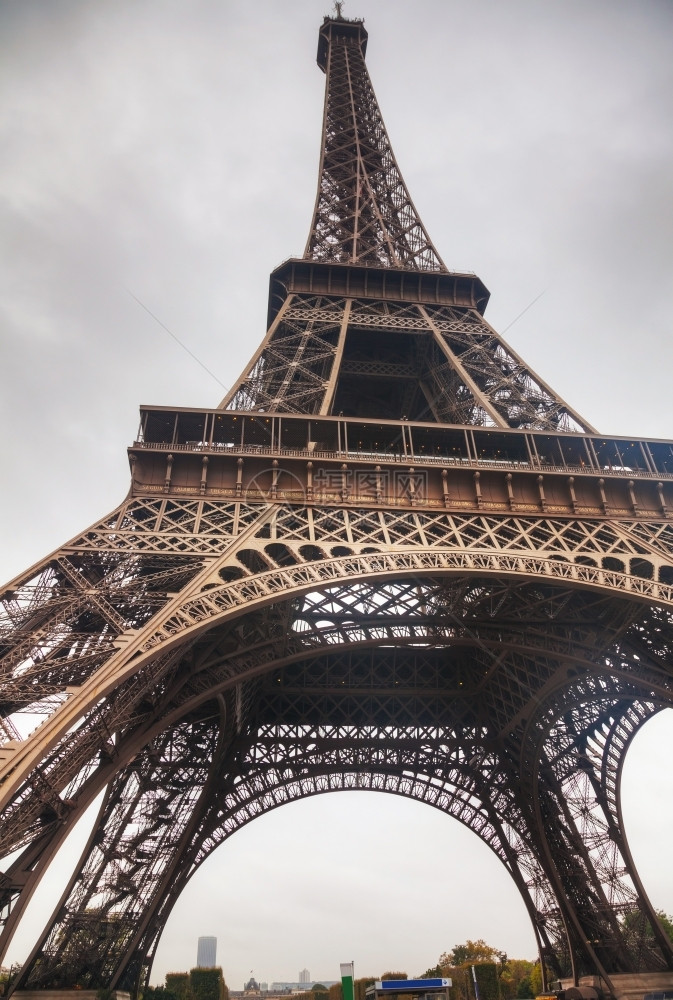 结构体建筑学早上在法国巴黎的埃菲尔塔欧洲图片