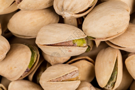 食物营养Pistachio坚果安排作为背景贴近的成熟图片