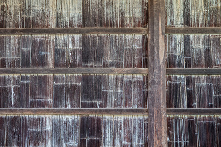 传统的树竹布墙模式背景的活力木头图片