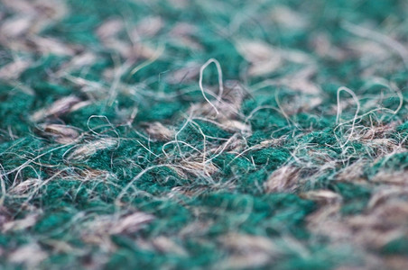 抽象的蓬松密闭了一只毛织的片大部分是绿色羊毛纤维图片