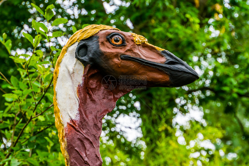 最大值装饰象鸟雕像假面孔动物种来自麦加斯卡史前鸟类伪造的图片