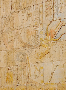 著名的古埃及救济哈特谢普苏寺墙上的古埃及救济老哈特谢普苏图片